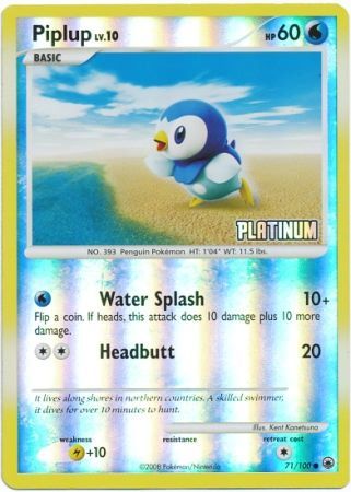 Piplup (71/100) [Burger King Promos: 2009 Collection] | Amazing Games TCG