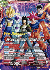 Android 17 // Warriors of Universe 7, United as One (BT20-001) [Power Absorbed Prerelease Promos] | Amazing Games TCG