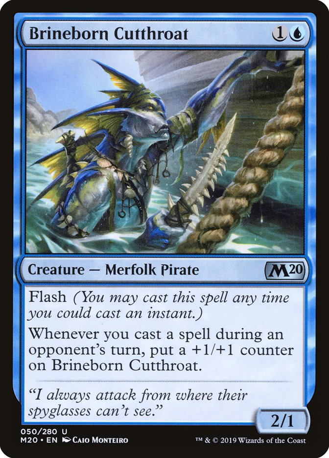 Brineborn Cutthroat [Core Set 2020] | Amazing Games TCG