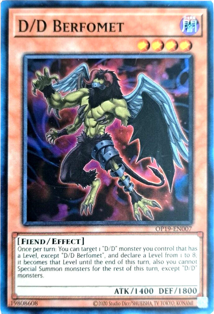 D/D Berfomet [OP19-EN007] Super Rare | Amazing Games TCG