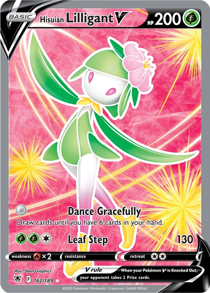 Hisuian Lilligant V (162/189) [Sword & Shield: Astral Radiance] | Amazing Games TCG