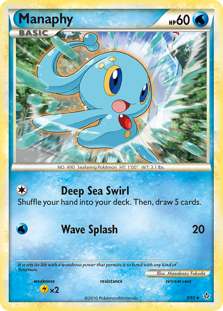 Manaphy (3/95) [HeartGold & SoulSilver: Unleashed] | Amazing Games TCG