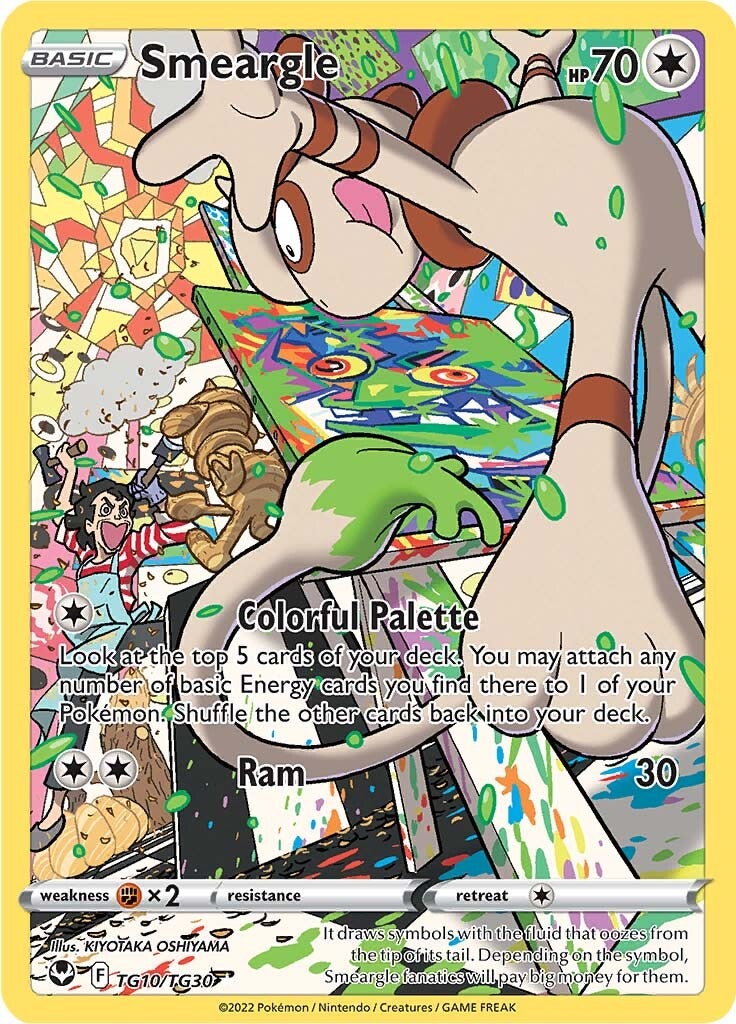 Smeargle (TG10/TG30) [Sword & Shield: Silver Tempest] | Amazing Games TCG