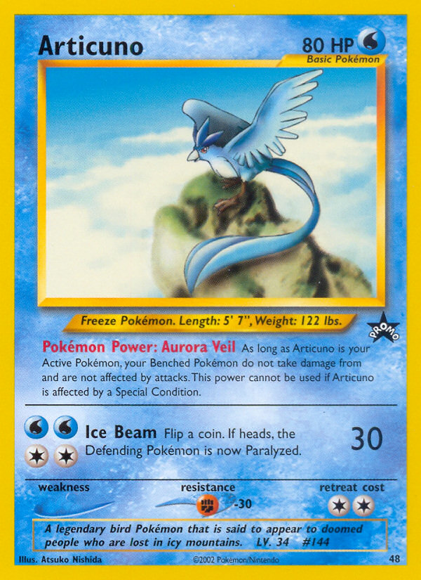 Articuno (48) [Wizards of the Coast: Black Star Promos] | Amazing Games TCG