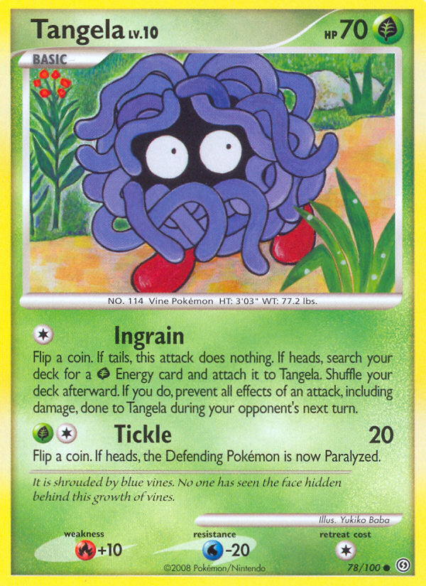 Tangela (78/100) [Diamond & Pearl: Stormfront] | Amazing Games TCG