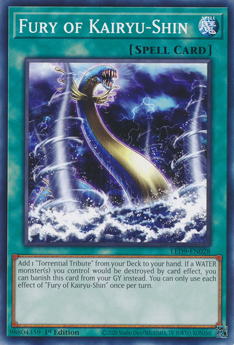 Fury of Kairyu-Shin [LED9-EN028] Common | Amazing Games TCG