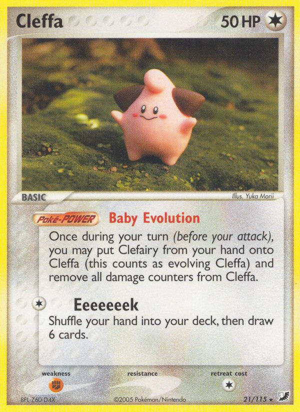 Cleffa (21/115) [EX: Unseen Forces] | Amazing Games TCG