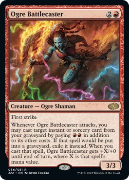 Ogre Battlecaster [Jumpstart 2022] | Amazing Games TCG