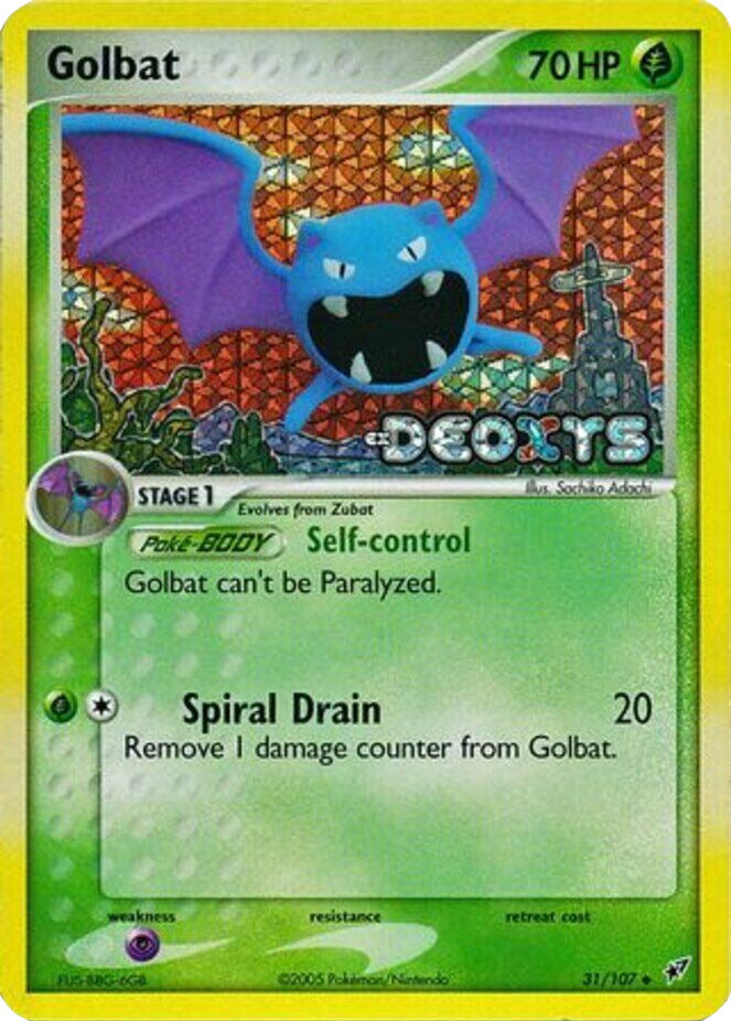 Golbat (31/107) (Stamped) [EX: Deoxys] | Amazing Games TCG