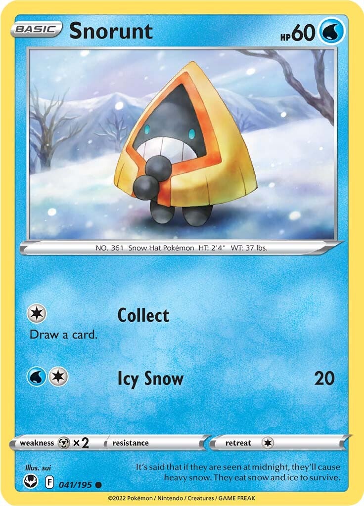 Snorunt (041/195) [Sword & Shield: Silver Tempest] | Amazing Games TCG