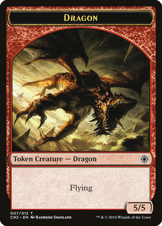 Dragon Token [Conspiracy: Take the Crown Tokens] | Amazing Games TCG