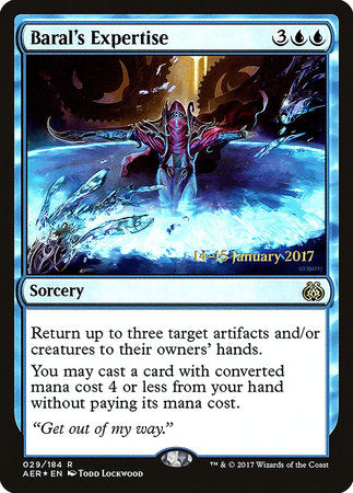 Baral's Expertise [Aether Revolt Promos] | Amazing Games TCG
