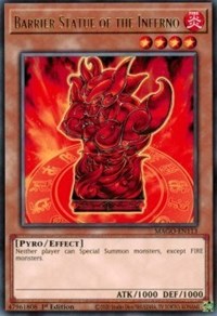 Barrier Statue of the Inferno [MAGO-EN113] Rare | Amazing Games TCG