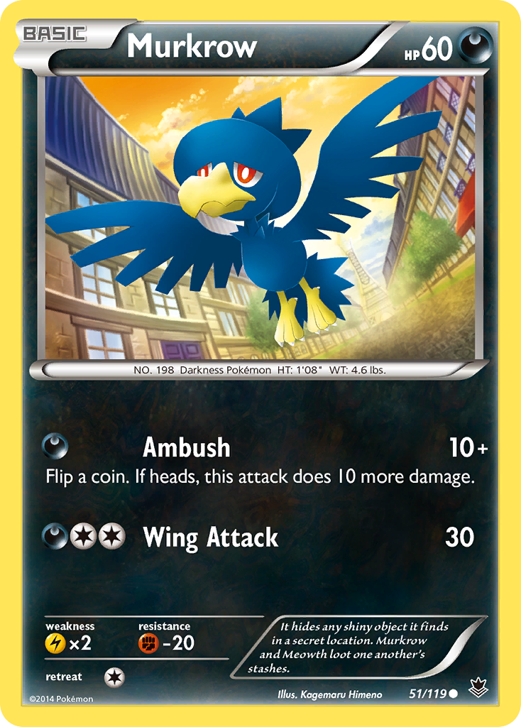 Murkrow (51/119) [XY: Phantom Forces] | Amazing Games TCG