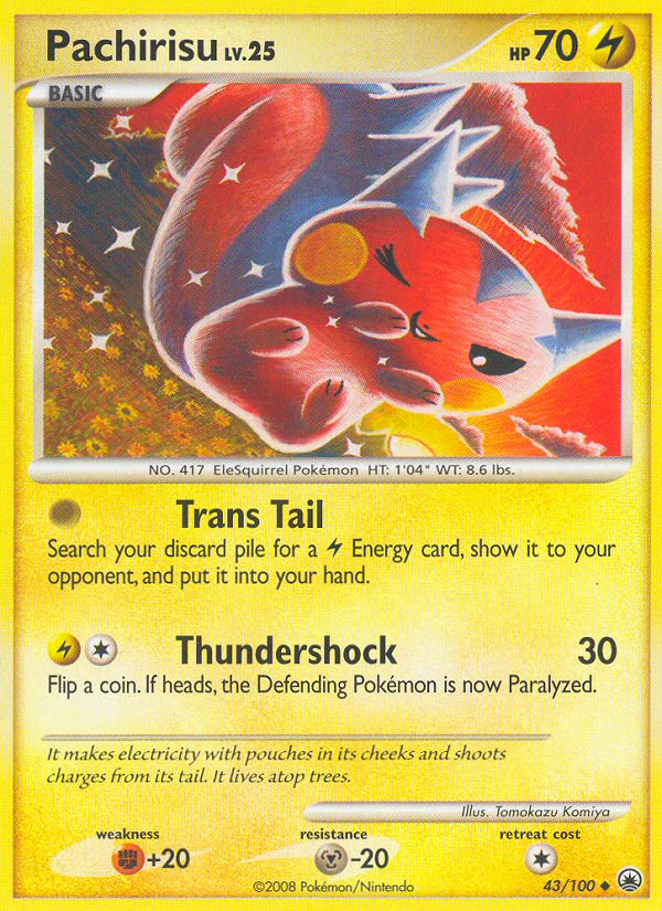 Pachirisu (43/100) [Diamond & Pearl: Majestic Dawn] | Amazing Games TCG