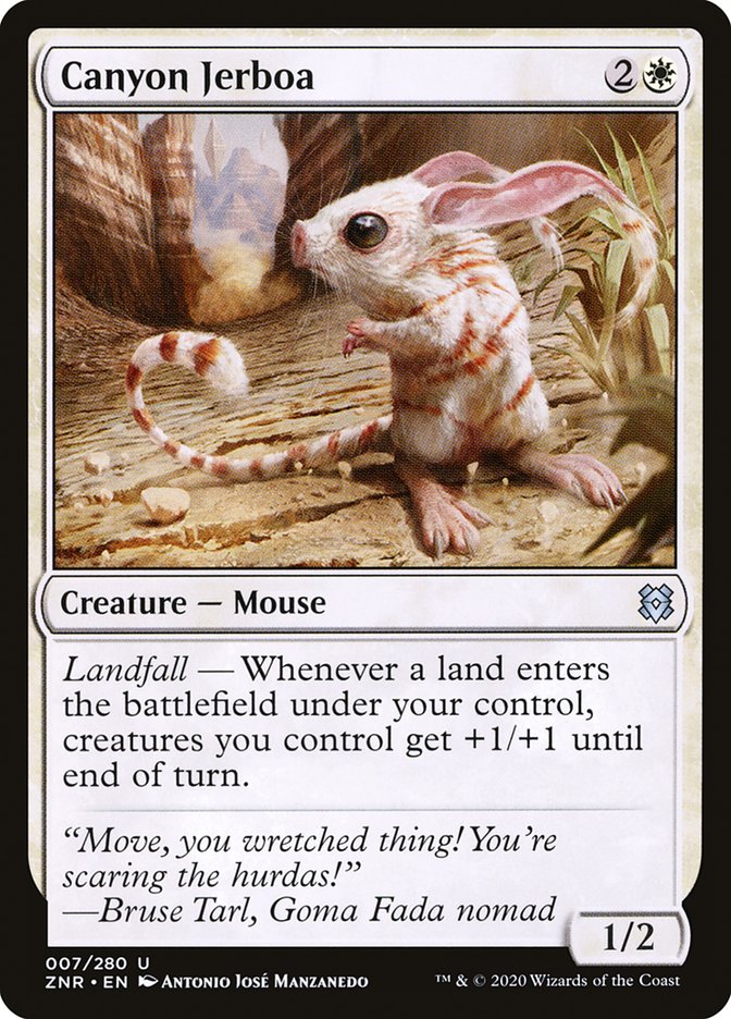 Canyon Jerboa [Zendikar Rising] | Amazing Games TCG