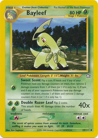 Bayleef (29/111) [Neo Genesis Unlimited] | Amazing Games TCG