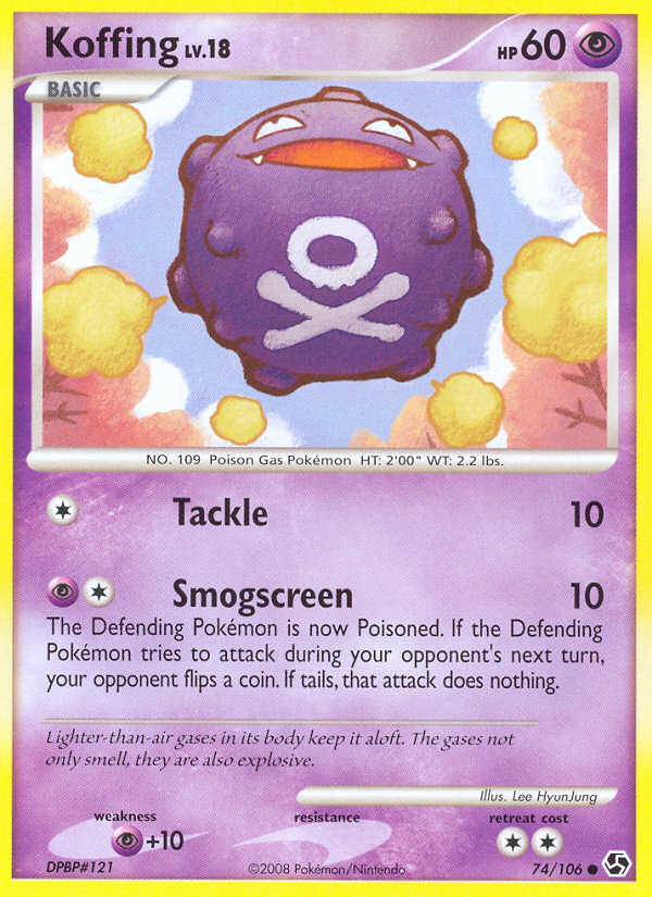 Koffing (74/106) [Diamond & Pearl: Great Encounters] | Amazing Games TCG