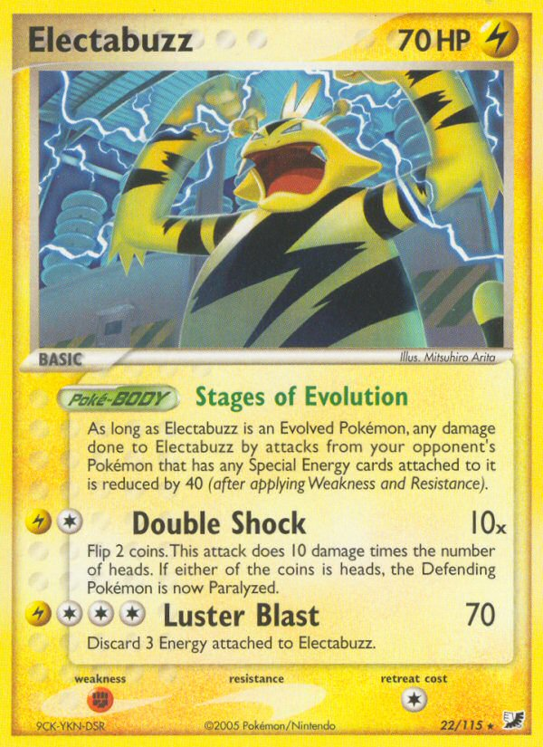 Electabuzz (22/115) [EX: Unseen Forces] | Amazing Games TCG