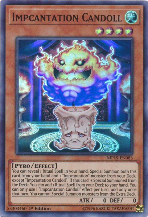 Impcantation Candoll [MP19-EN083] Super Rare | Amazing Games TCG