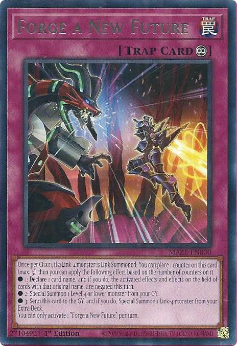 Forge a New Future [MAZE-EN030] Rare | Amazing Games TCG