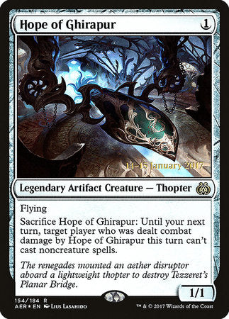 Hope of Ghirapur [Aether Revolt Promos] | Amazing Games TCG