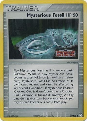 Mysterious Fossil (85/108) (Stamped) [EX: Power Keepers] | Amazing Games TCG