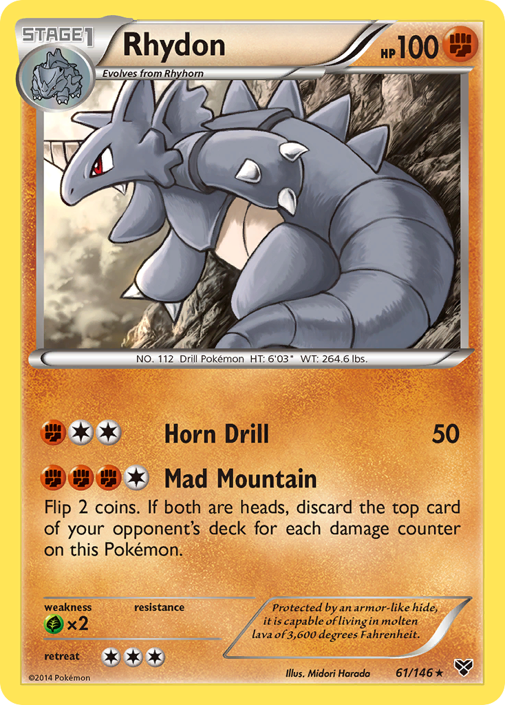 Rhydon (61/146) [XY: Base Set] | Amazing Games TCG