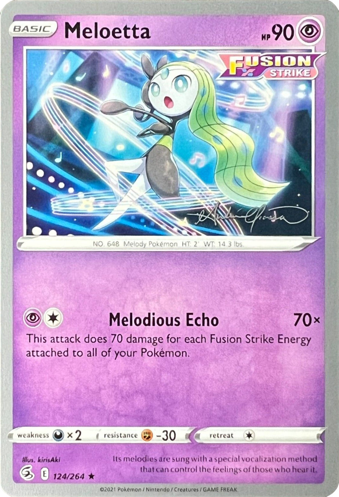 Meloetta (124/264) (The Shape of Mew - Andre Chiasson) [World Championships 2022] | Amazing Games TCG