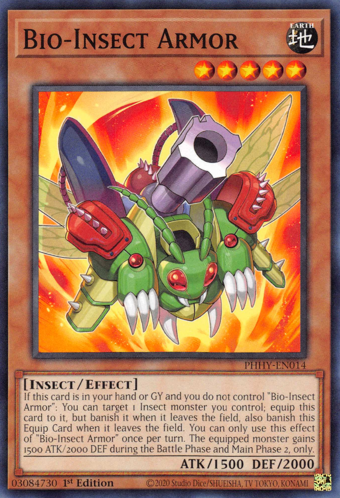 Bio-Insect Armor [PHHY-EN014] Common | Amazing Games TCG