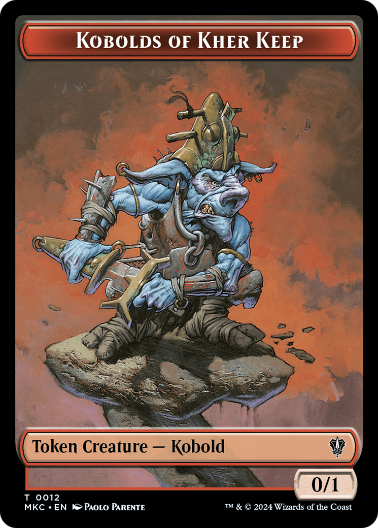 Soldier // Kobolds of Kher Keep Double-Sided Token [Murders at Karlov Manor Commander Tokens] | Amazing Games TCG