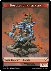 Gold // Kobolds of Kher Keep Double-Sided Token [Murders at Karlov Manor Commander Tokens] | Amazing Games TCG