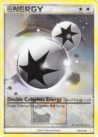 Double Colorless Energy (103/123) (League Promo) [HeartGold & SoulSilver: Base Set] | Amazing Games TCG
