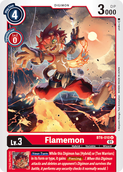 Flamemon [BT6-010] [Double Diamond] | Amazing Games TCG