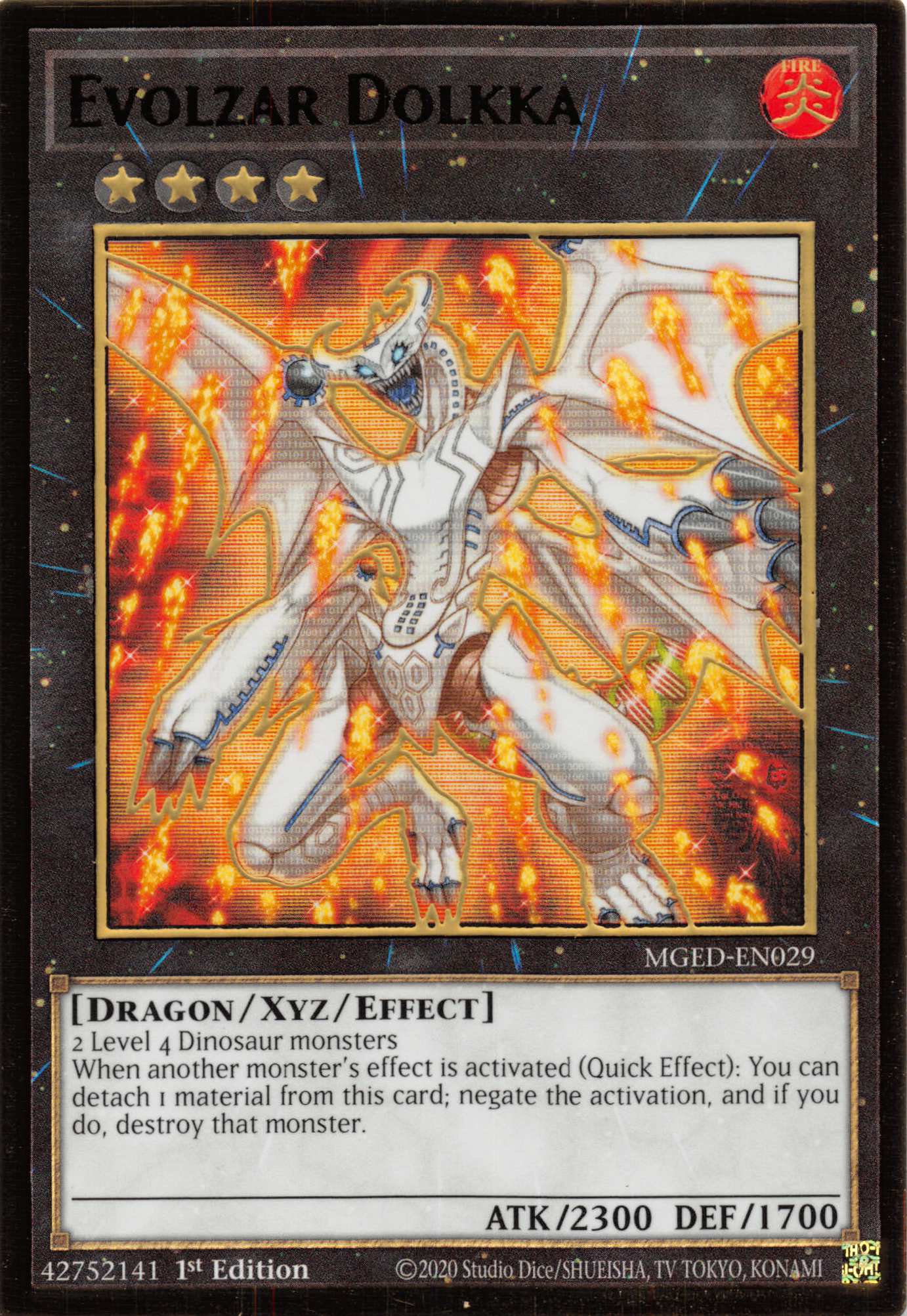 Evolzar Dolkka [MGED-EN029] Gold Rare | Amazing Games TCG