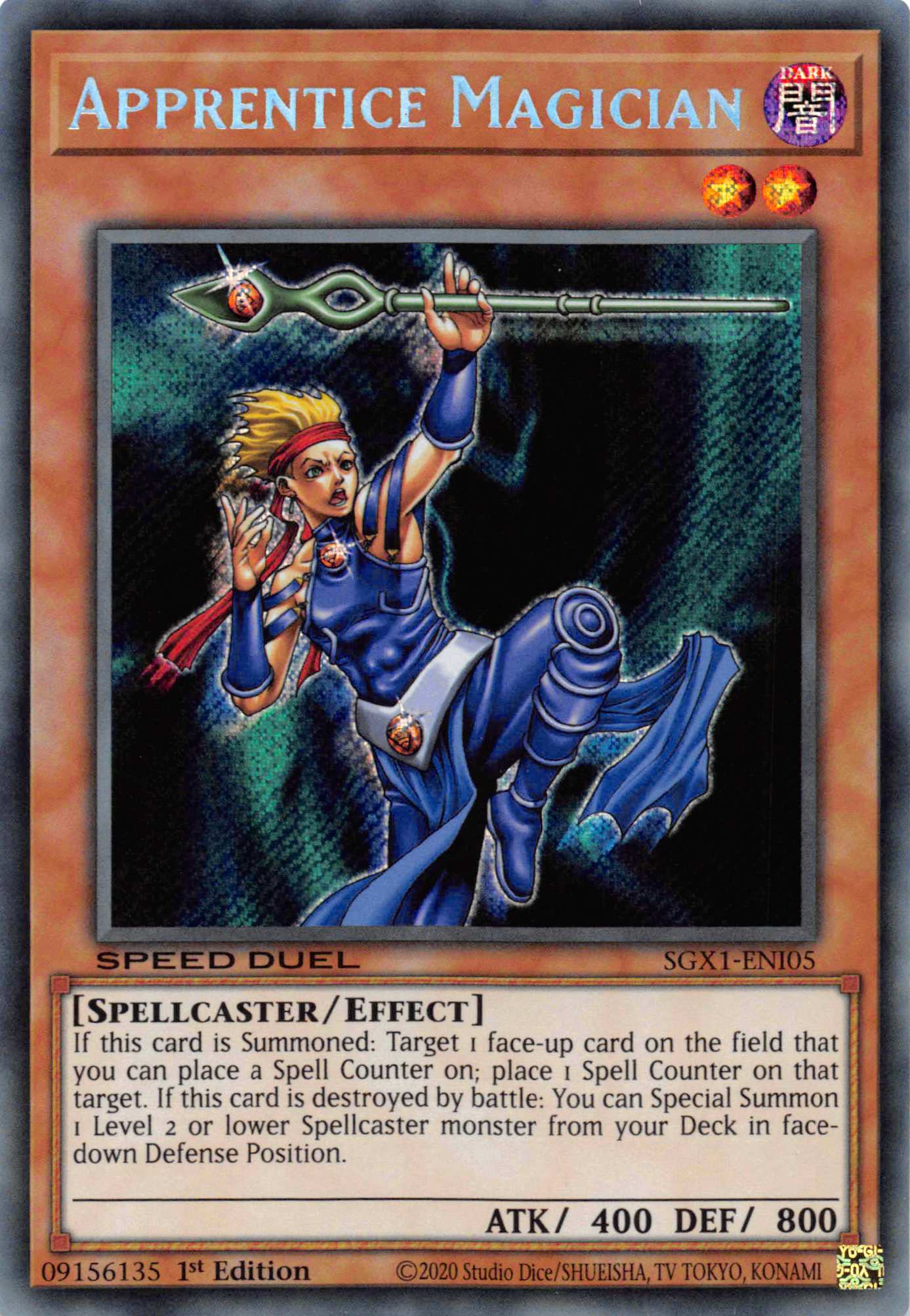 Apprentice Magician [SGX1-ENI05] Secret Rare | Amazing Games TCG