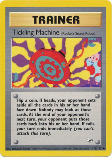 Tickling Machine (119/132) [Gym Heroes Unlimited] | Amazing Games TCG