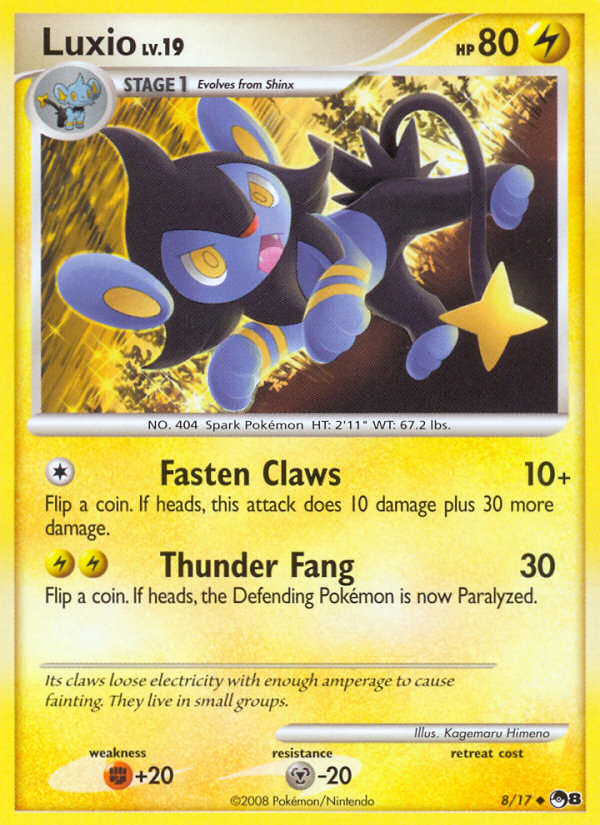 Luxio (8/17) [POP Series 8] | Amazing Games TCG