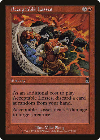 Acceptable Losses [Odyssey] | Amazing Games TCG