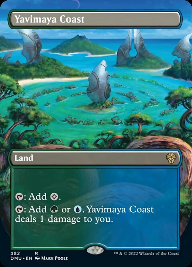 Yavimaya Coast (Borderless Alternate Art) [Dominaria United] | Amazing Games TCG