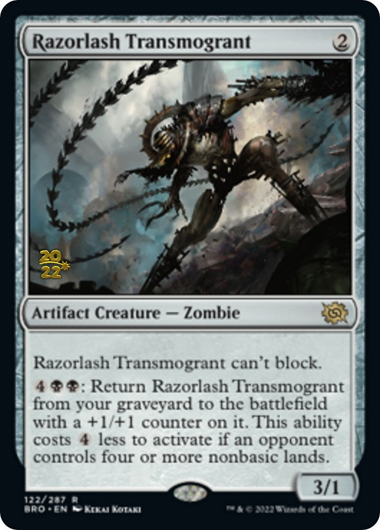 Razorlash Transmogrant [The Brothers' War: Prerelease Promos] | Amazing Games TCG