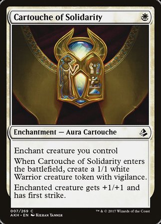 Cartouche of Solidarity [Amonkhet] | Amazing Games TCG