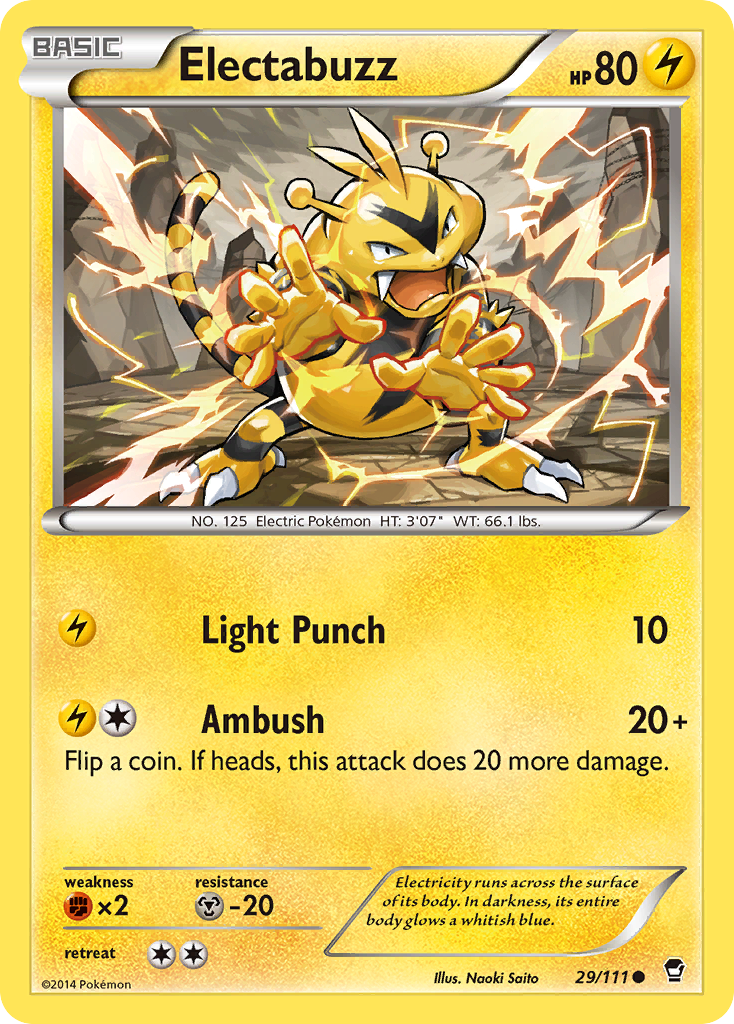 Electabuzz (29/111) [XY: Furious Fists] | Amazing Games TCG