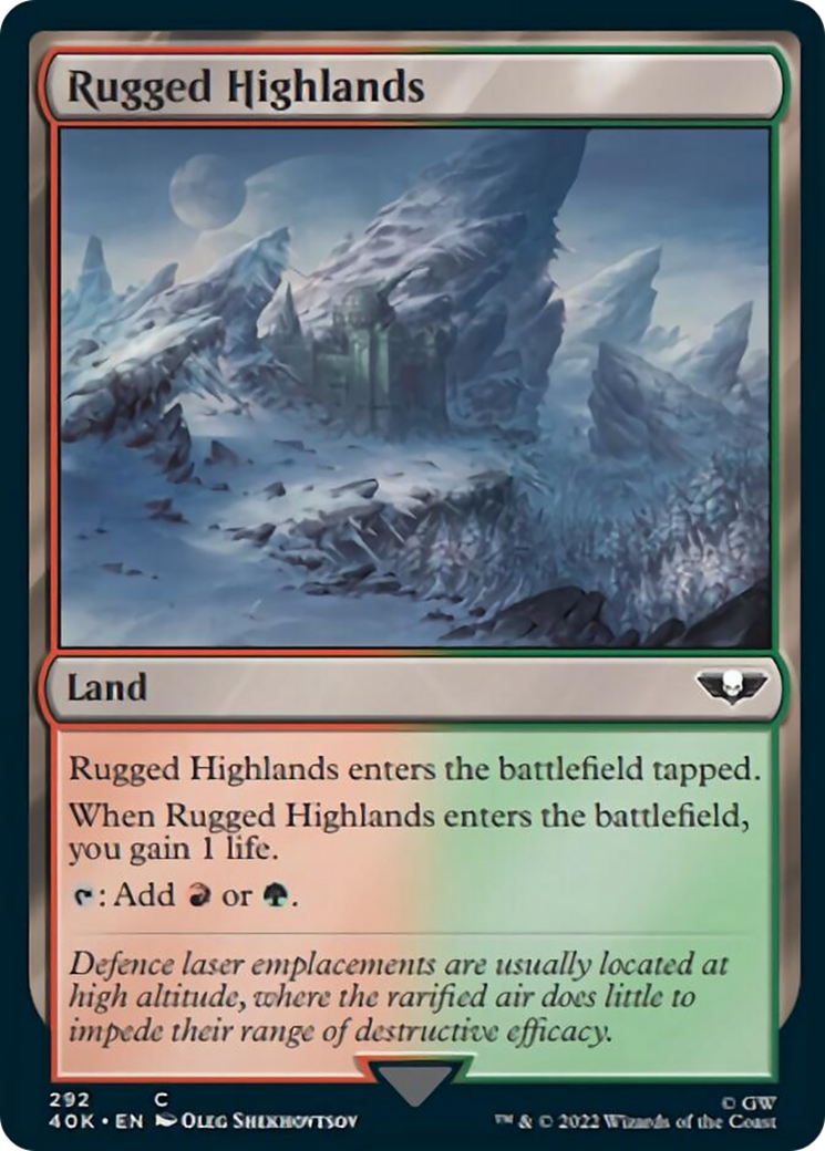 Rugged Highlands [Universes Beyond: Warhammer 40,000] | Amazing Games TCG