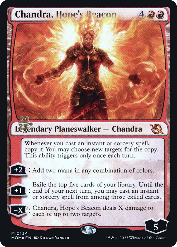 Chandra, Hope's Beacon [March of the Machine Prerelease Promos] | Amazing Games TCG