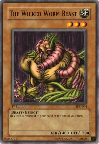 The Wicked Worm Beast [SDK-004] Common | Amazing Games TCG