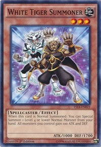 White Tiger Summoner [Super Starter: Space-Time Showdown] [YS14-EN019] | Amazing Games TCG