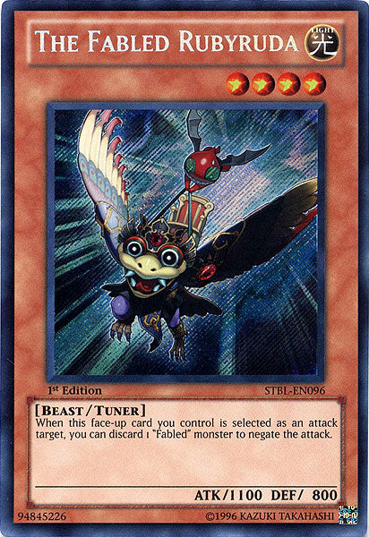 The Fabled Rubyruda [STBL-EN096] Secret Rare | Amazing Games TCG