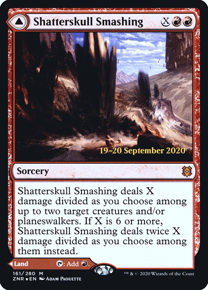 Shatterskull Smashing // Shatterskull, the Hammer Pass  [Zendikar Rising Prerelease Promos] | Amazing Games TCG