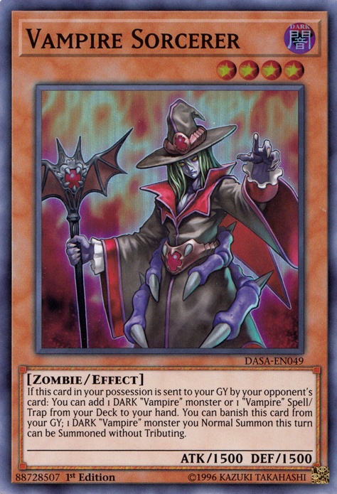 Vampire Sorcerer [DASA-EN049] Super Rare | Amazing Games TCG